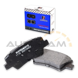 [M1116-SM] Pastillas de Freno Semi-metálica Traseras Hyundai / Kia / SsangYong / Changan