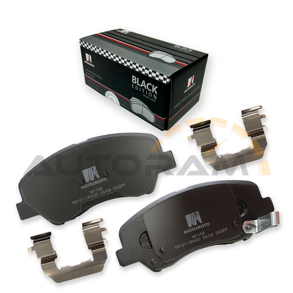 Pastillas de Freno Black Edition Delanteras Hyundai / Kia / Geely