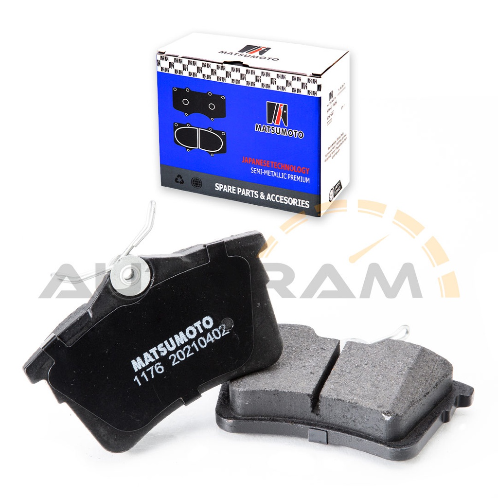 Pastillas de Freno Semi-metálica Traseras Citroen / Peugeot
