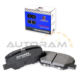 [M1270-SM] Pastillas de Freno Semi-metálica Traseras Mazda / Mitsubishi / Peugeot / Changan