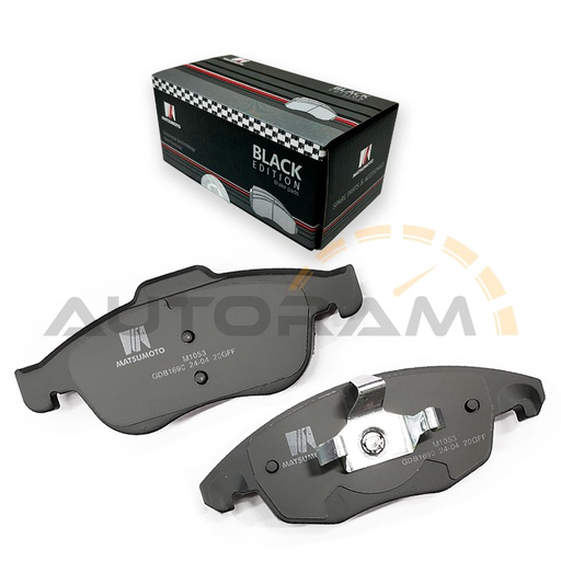 [M1053-BK] Pastillas de Freno Black Edition Delanteras Citroen / Peugeot / DS