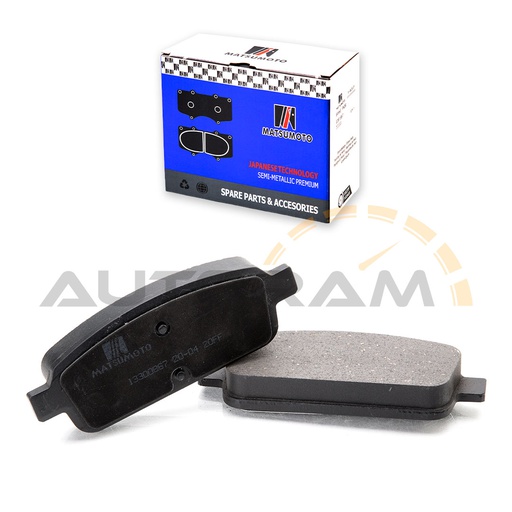 [M1071-SM] Pastillas de Freno Semi-metálica Traseras Chevrolet / Opel