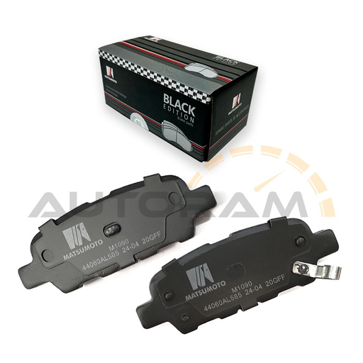 [M1090-BK] Pastillas de Freno Black Edition Traseras Nissan / Renault / Suzuki
