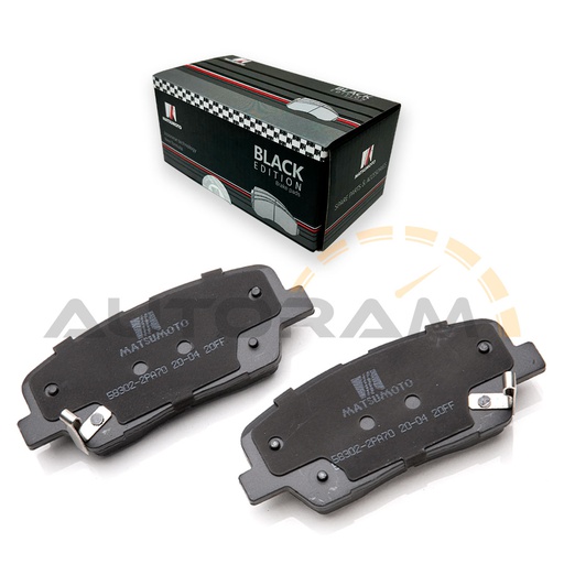 [M1119-BK] Pastillas de Freno Black Edition Traseras Hyundai / Kia / SsangYong
