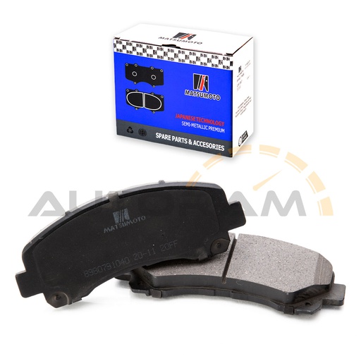 [M1152-SM] Pastillas de Freno Semi-metálica Delanteras Chevrolet / Mazda / Maxus / Isuzu