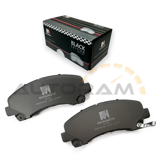 [M1152-BK] Pastillas de Freno Black Edition Delanteras Chevrolet / Mazda / Maxus / Isuzu