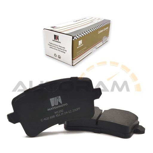 [M1192-CC] Pastillas de Freno Carbocerámica Traseras Audi / Porsche