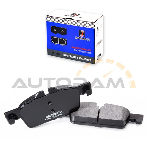 [M1215-SM] Pastillas de Freno Semi-metálica Delanteras Peugeot 508