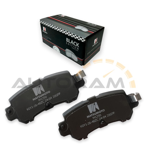 [M1250-BK] Pastillas de Freno Black Edition Traseras Mazda