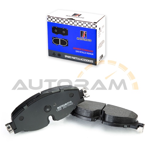 [M1306-SM] Pastillas de Freno Semi-metálica Delanteras Audi / Volkswagen / Seat / Cupra