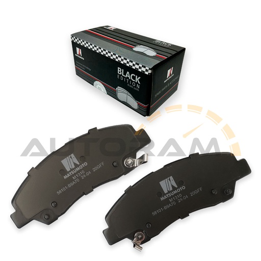 [M1310-BK] Pastillas de Freno Black Edition Delanteras Hyundai i10