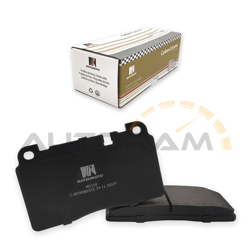 [M1318-CC] Pastillas de Freno Carbocerámica Delanteras Audi / Porsche
