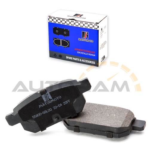 [M1329-SM] Pastillas de Freno Semi-metálica Traseras Suzuki