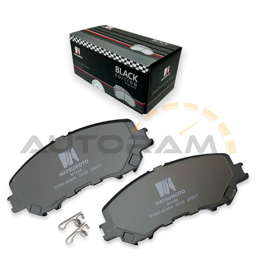 [M1334-BK] Pastillas de Freno Black Edition Delanteras Nissan / Renault