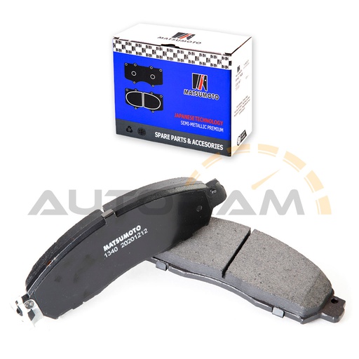 [M1340-SM] Pastillas de Freno Semi-metálica Delanteras Nissan / Renault / Dongfeng