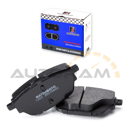 [M1353-SM] Pastillas de Freno Semi-metálica Traseras Citroen / Peugeot
