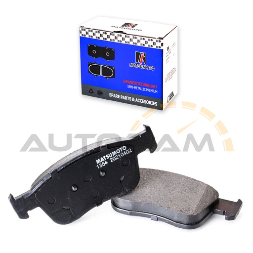 [M1354-SM] Pastillas de Freno Semi-metálica Delanteras Chevrolet Sail