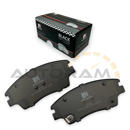 [M1361-BK] Pastillas de Freno Black Edition Delanteras Hyundai / Kia