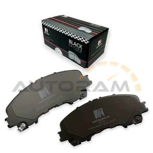 [M1376-BK] Pastillas de Freno Black Edition Delanteras Nissan / Renault / Infiniti