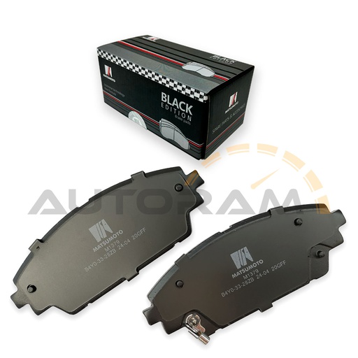[M1379-BK] Pastillas de Freno Black Edition Delanteras Mazda