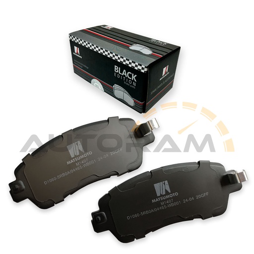 [M1407-BK] Pastillas de Freno Black Edition Delanteras Nissan Versa
