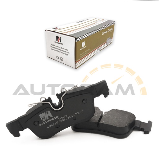 [M1417-CC] Pastillas de Freno Carbo-cerámica Traseras BMW / MINI