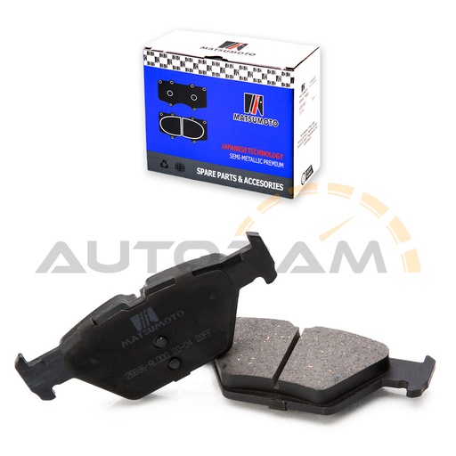 [M1430-SM] Pastillas de Freno Semi-metálica Traseras Subaru