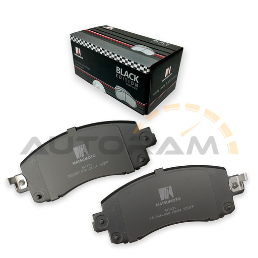 [M1431-BK] Pastillas de Freno Black Edition Delanteras Subaru