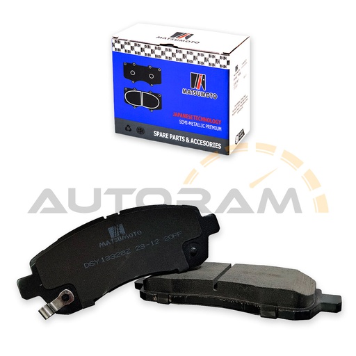 [M1468-SM] Pastillas de Freno Semi-metálica Delanteras Mazda