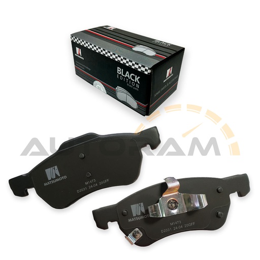 [M1473-BK] Pastillas de Freno Black Edition Delanteras MG