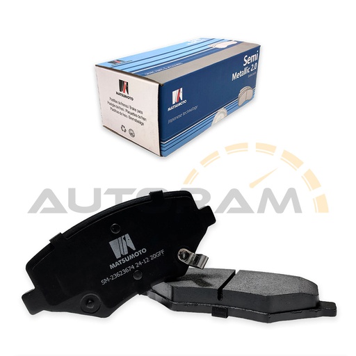 [M1530-SM] Pastillas de Freno Semi-metálica Delanteras Chevrolet Captiva